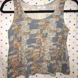 Animal Print Crop Top